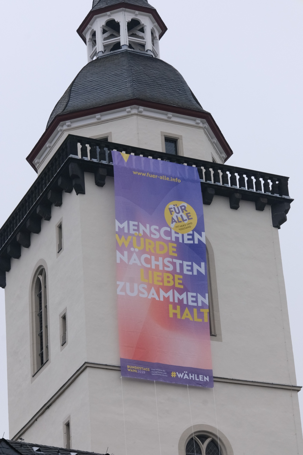 Banner Nachaufnahme