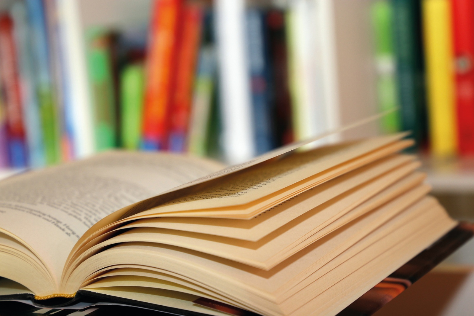 aufgeschlagenes Buch