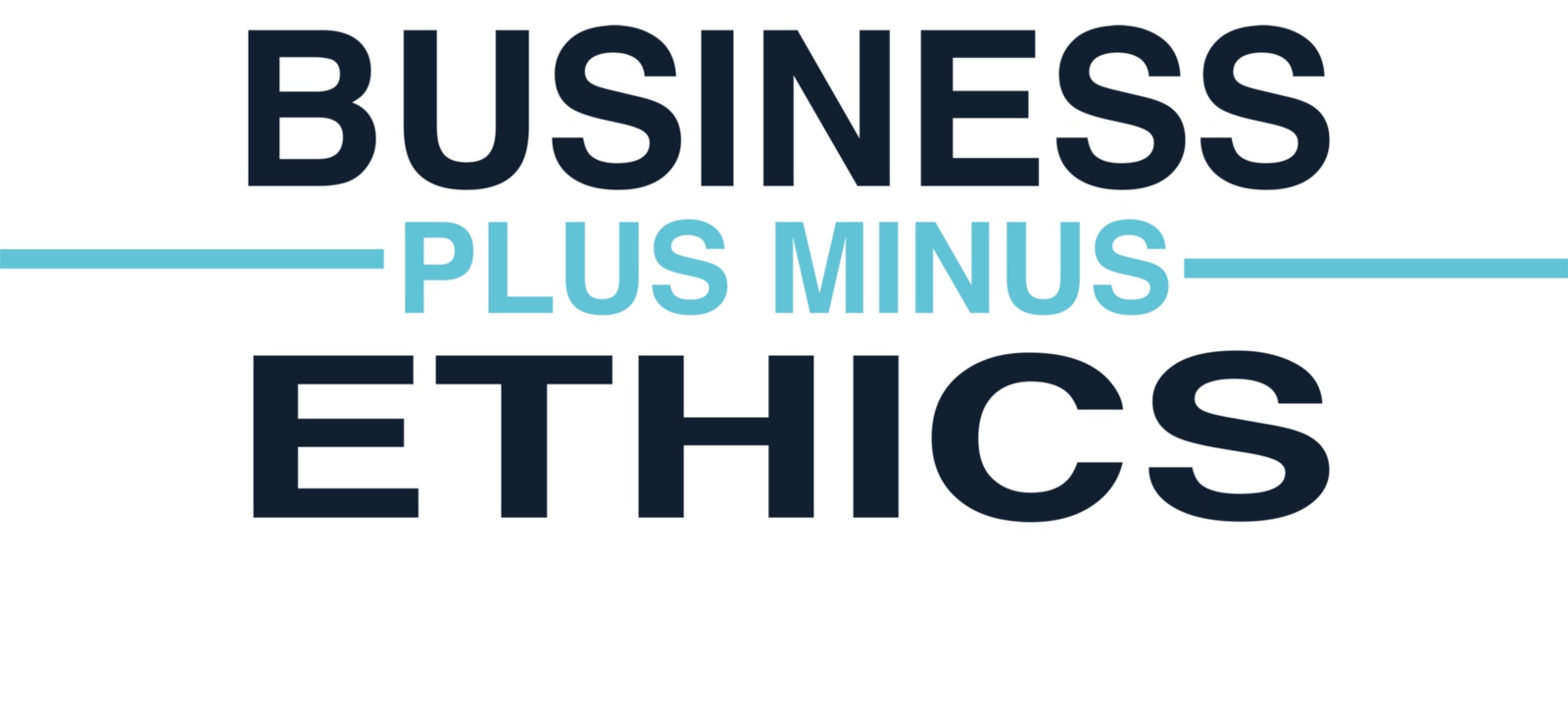 Business plus minus Ethics Logo