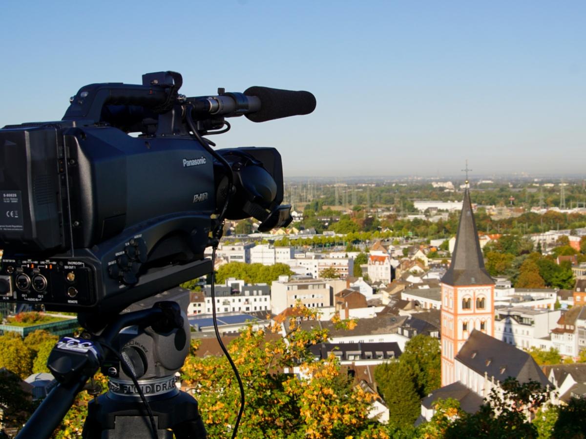 Kamera Blick über Siegburg