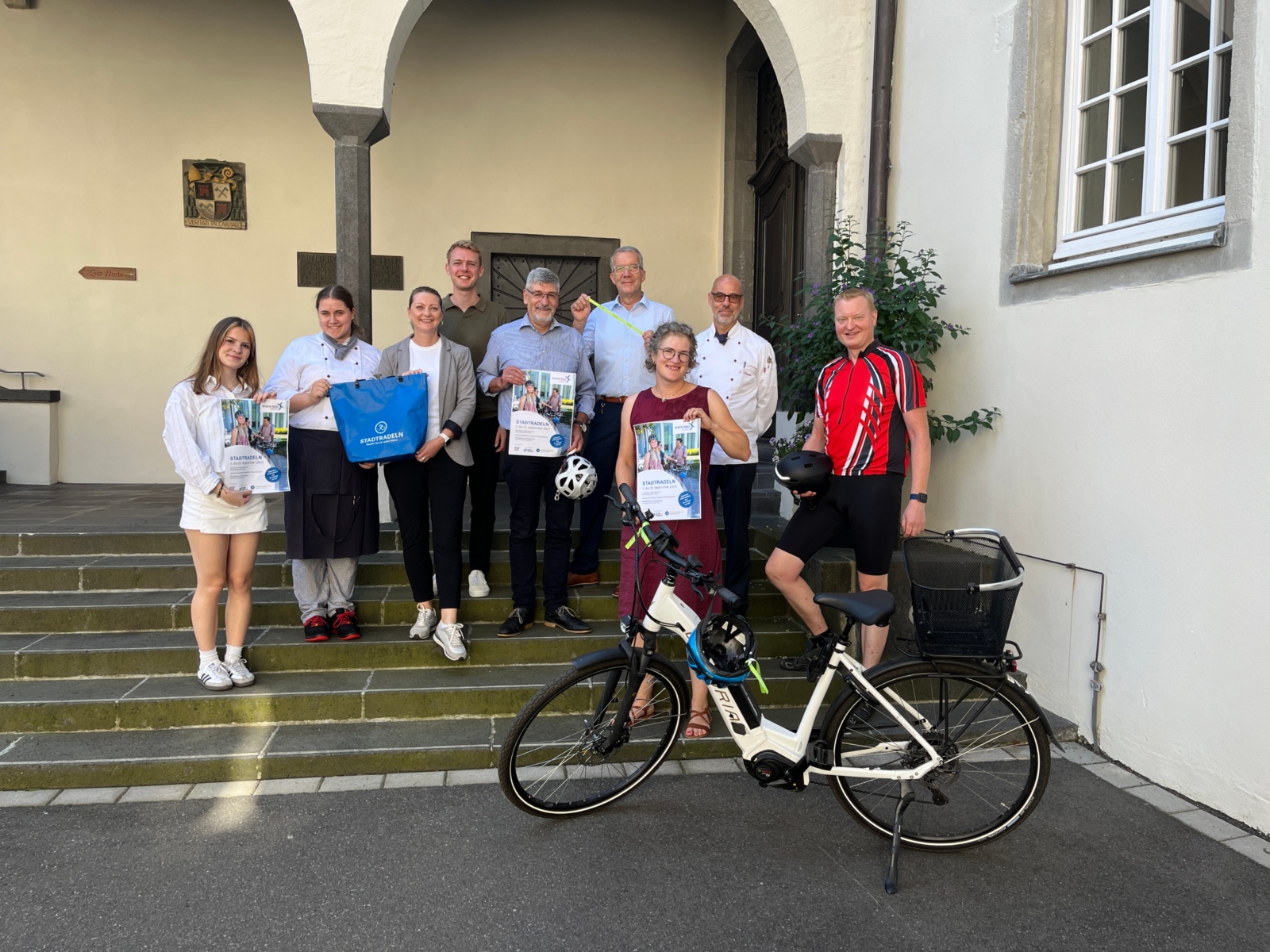 Das Team des Katholisch-Sozialen Instituts nimmt zum 2. Mal am Siegburger Stadtradeln teil.